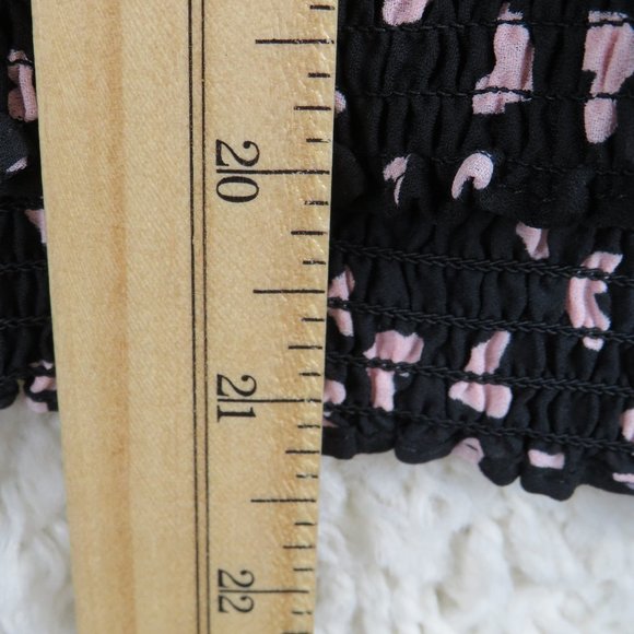 H&M*‎ Women's Long Sleeve Boat Neck Elastic Hem/Cuffs Pullover Blouse~ Size 8 - Picture 8 of 10